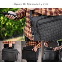 Сумка для ноутбука 2E CrossSquares 16