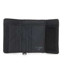 Кошелек антивор Pacsafe RFIDsafe Trifold Черный (11005100)