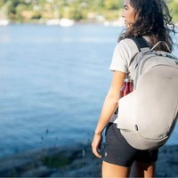 Городской рюкзак антивор Pacsafe Eco 25L 5 ступеней защиты Серый (41101145)