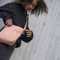 Женская сумка антивор Pacsafe Citysafe CX Convertible Crossbody 5L 6 ст. защиты Розовая (20405340)