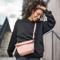Женская сумка антивор Pacsafe Citysafe CX Convertible Crossbody 5L 6 ст. защиты Розовая (20405340)