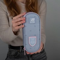 Пенал школьный Kite 599 College Line Girl Серый (K25-599-3)