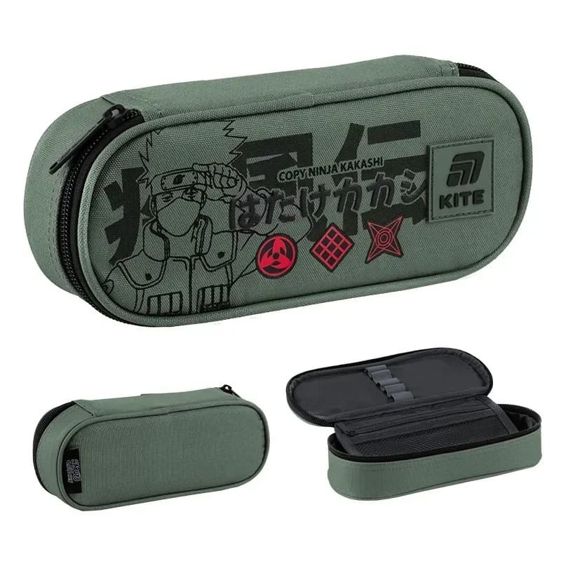 Пенал школьный Kite 599-1 Naruto Shippuden Хаки (NR25-599-1)