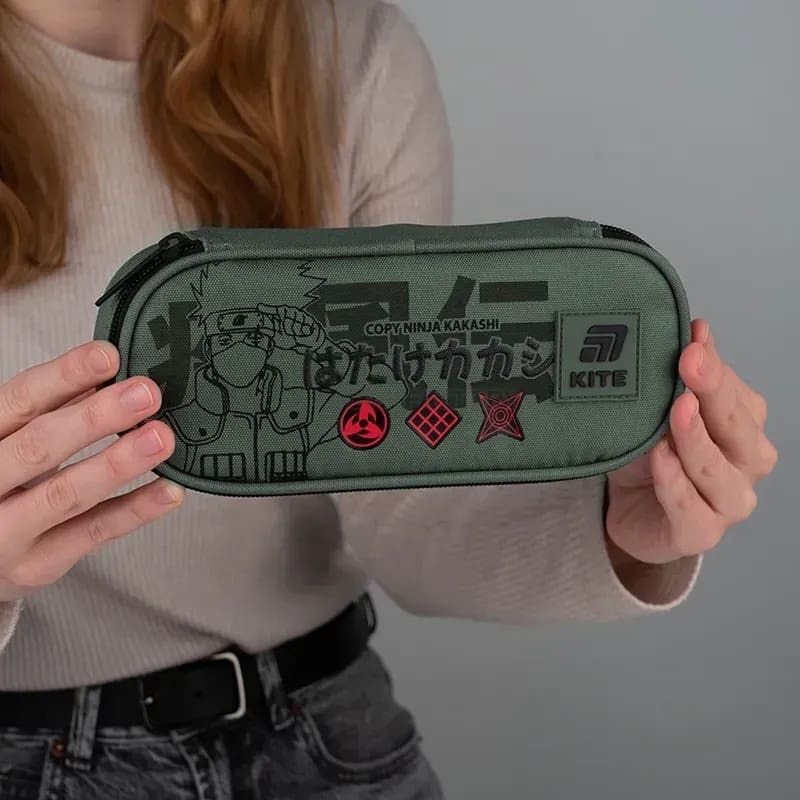 Пенал школьный Kite 599-1 Naruto Shippuden Хаки (NR25-599-1)