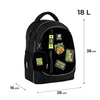Школьный рюкзак Kite Education 700 Gaming Mode 18л Черный (K25-700M-5)