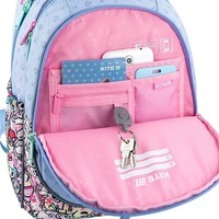 Школьный рюкзак Kite Education 700 Tokidoki 18л Голубой (TK25-700M)