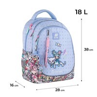 Школьный рюкзак Kite Education 700 Tokidoki 18л Голубой (TK25-700M)