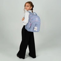 Школьный рюкзак Kite Education 763M College Line Girl 15л Серый (K25-763M-1)