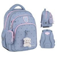 Школьный рюкзак Kite Education 763M College Line Girl 15л Серый (K25-763M-1)