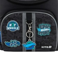 Школьный каркасный рюкзак Kite Education 501 Hot Wheels 11.5л Черный (HW25-501S)
