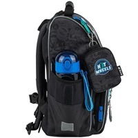 Школьный каркасный рюкзак Kite Education 501 Hot Wheels 11.5л Черный (HW25-501S)