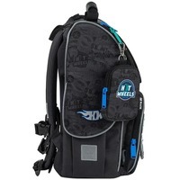Школьный каркасный рюкзак Kite Education 501 Hot Wheels 11.5л Черный (HW25-501S)