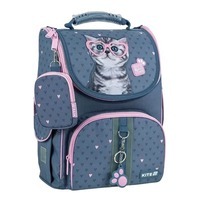Школьный каркасный рюкзак Kite Education 501 Studio Pets 11.5л Серый (SP25-501S)