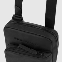 Мужская кожаная сумка Piquadro Harper Black с отд. для iPad mini (CA3084AP_N)