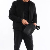 Мужская кожаная сумка Piquadro Harper Black с отд. для iPad mini (CA3084AP_N)