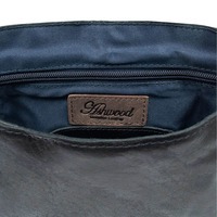 Мужская кожаная сумка Ashwood F84 Black/Mud (F84 BLK/MUD)