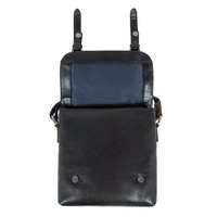 Мужская кожаная сумка Ashwood F84 Black/Mud (F84 BLK/MUD)
