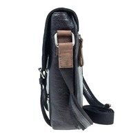 Мужская кожаная сумка Ashwood F84 Black/Mud (F84 BLK/MUD)