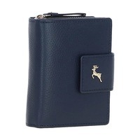 Женский кожаный кошелек Ashwood X30 Navy (X30 NAVY)