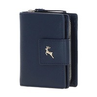 Женский кожаный кошелек Ashwood X30 Navy (X30 NAVY)