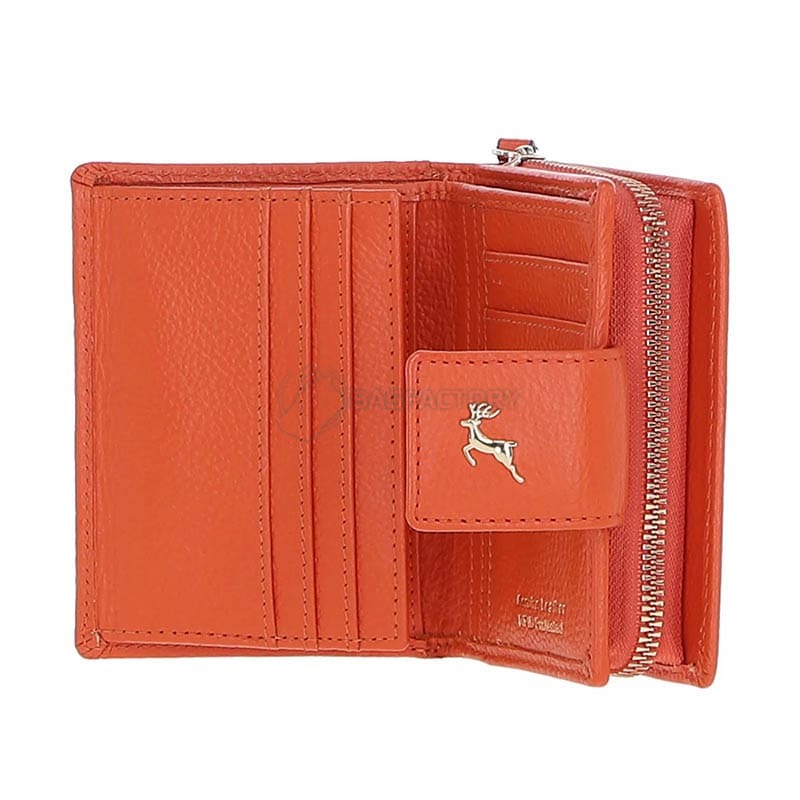 Женский кожаный кошелек Ashwood X30 Orange (X30 ORANGE)