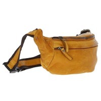 Поясная кожаная сумка Ashwood D102 Yellow (D102 YELLOW)