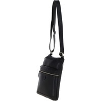 Мужская кожаная сумка Ashwood T71 Black (T71 BLK)