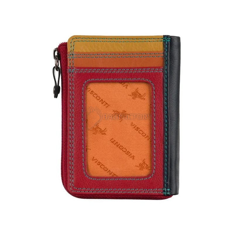 Женский кошелек-картхолдер Visconti RB110 Phi Phi Black Rhumba (RB110 BLK/RHUMBA)