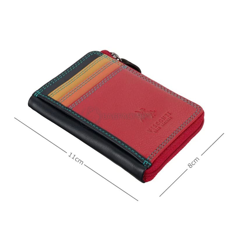 Женский кошелек-картхолдер Visconti RB110 Phi Phi Black Rhumba (RB110 BLK/RHUMBA)