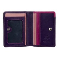 Кожаный кошелек-картхолдер Visconti RB111 Madagascar Berry Multi (RB111 Berry M)