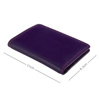 Кожаный кошелек-картхолдер Visconti RB111 Madagascar Berry Multi (RB111 Berry M)