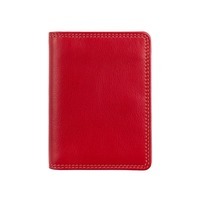 Кожаный кошелек-картхолдер Visconti RB111 Madagascar Red Multi (RB111 RED M)