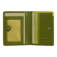 Кожаный кошелек-картхолдер Visconti RB111 Madagascar Lime Multi (RB111 LIME M)