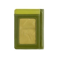 Кожаный кошелек-картхолдер Visconti RB111 Madagascar Lime Multi (RB111 LIME M)