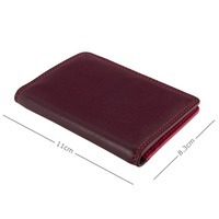 Кожаный кошелек-картхолдер Visconti RB111 Madagascar Plum Multi (RB111 PLUM M)