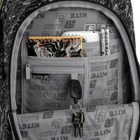 Рюкзак подростковый Kite Education teens 8001L-1 25.5л Черный принт (K25-8001L-1)