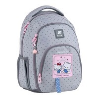 Школьный рюкзак Kite Education teens 905M Hello Kitty 19.5л Серый (HK25-905M)