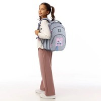 Школьный рюкзак Kite Education teens 905M Hello Kitty 19.5л Серый (HK25-905M)