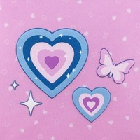 Детский рюкзак Kite Kids 559 Lovely 8.5л Голубой, розовый (K25-559XS-1)
