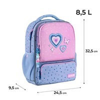 Детский рюкзак Kite Kids 559 Lovely 8.5л Голубой, розовый (K25-559XS-1)