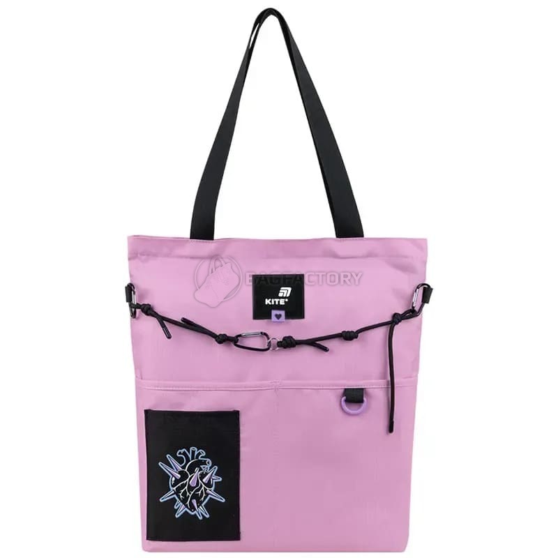 Молодежная сумка-шопер Kite Education teens 586-6 11л Розовый (K25-586-6)