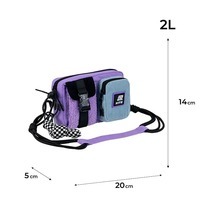 Сумка-кросбоди молодежная Kite Education teens 2л Фиолетовый (K25-2522-2)