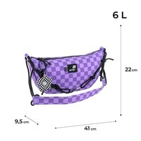 Сумка-кросбоди молодежная Kite Education teens 6л Фиолетовый (K25-2774-2)