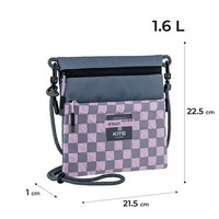 Сумка-кросбоди молодежная Kite Education teens 1.6л Серый (K24-2772-5)