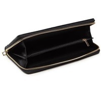 Кошелек женский Semi Line Black на молнии (DAS303083)