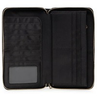 Кошелек женский Semi Line Black на молнии (DAS303083)
