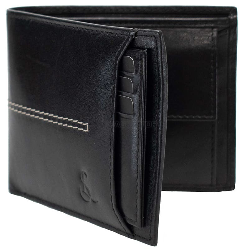 Портмоне мужское кожаное Semi Line RFID Black (DAS303155)