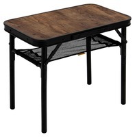 Стол раскладной Bo-Camp Woodbine 56x34 cm Black/Wood look (DAS303265)