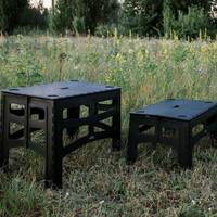 Стол кемпинговый Tribe Camp Table Low пластиковый 70x44x39.5 см Black (T-EF-0003-black)