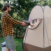 Палатка санитарная душевая Naturehike NH17Z002-P Brown (6927595776100)